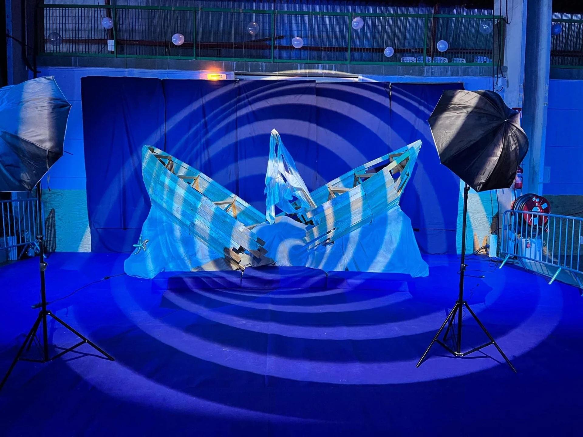 Décor terminé et éclairé