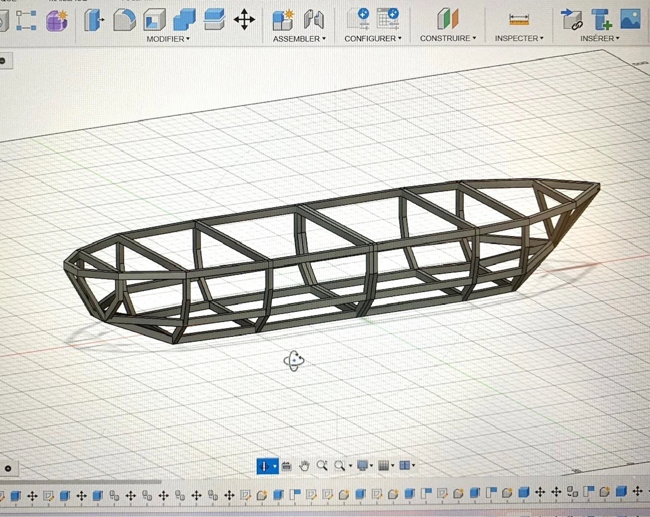 Modélisation 3D de la structure de l'épave